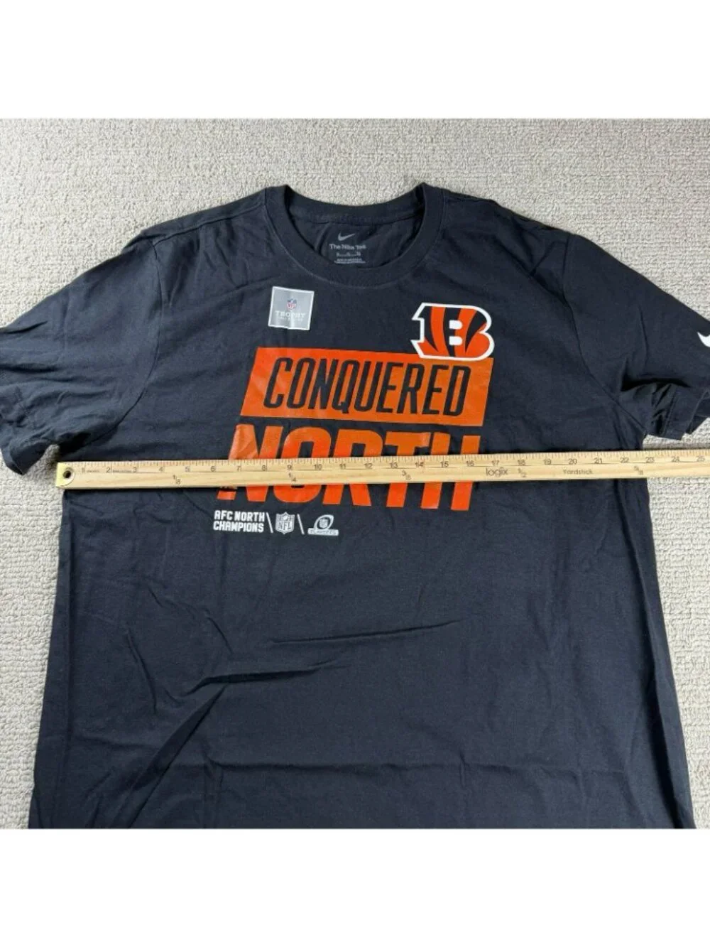 Nike Cincinnati Bengals NFL Conquered The North T-shirt Black Men’s Size XL